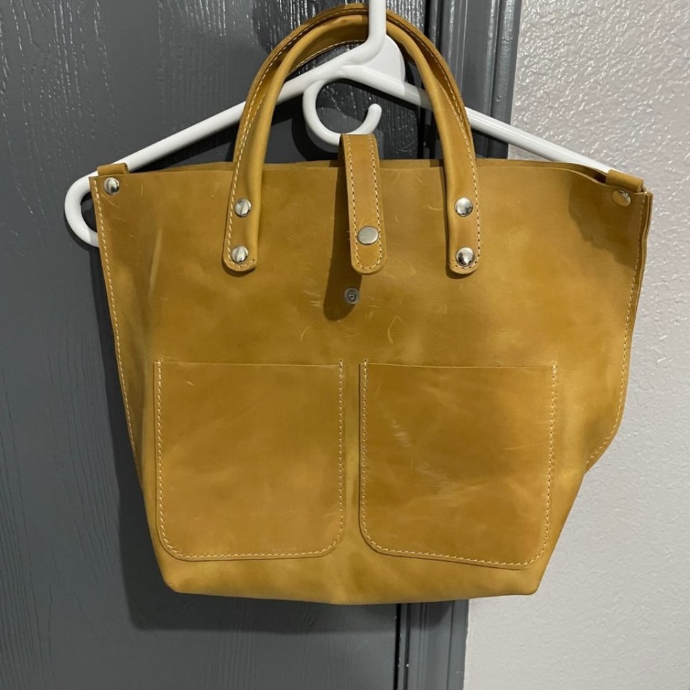Leather handbag